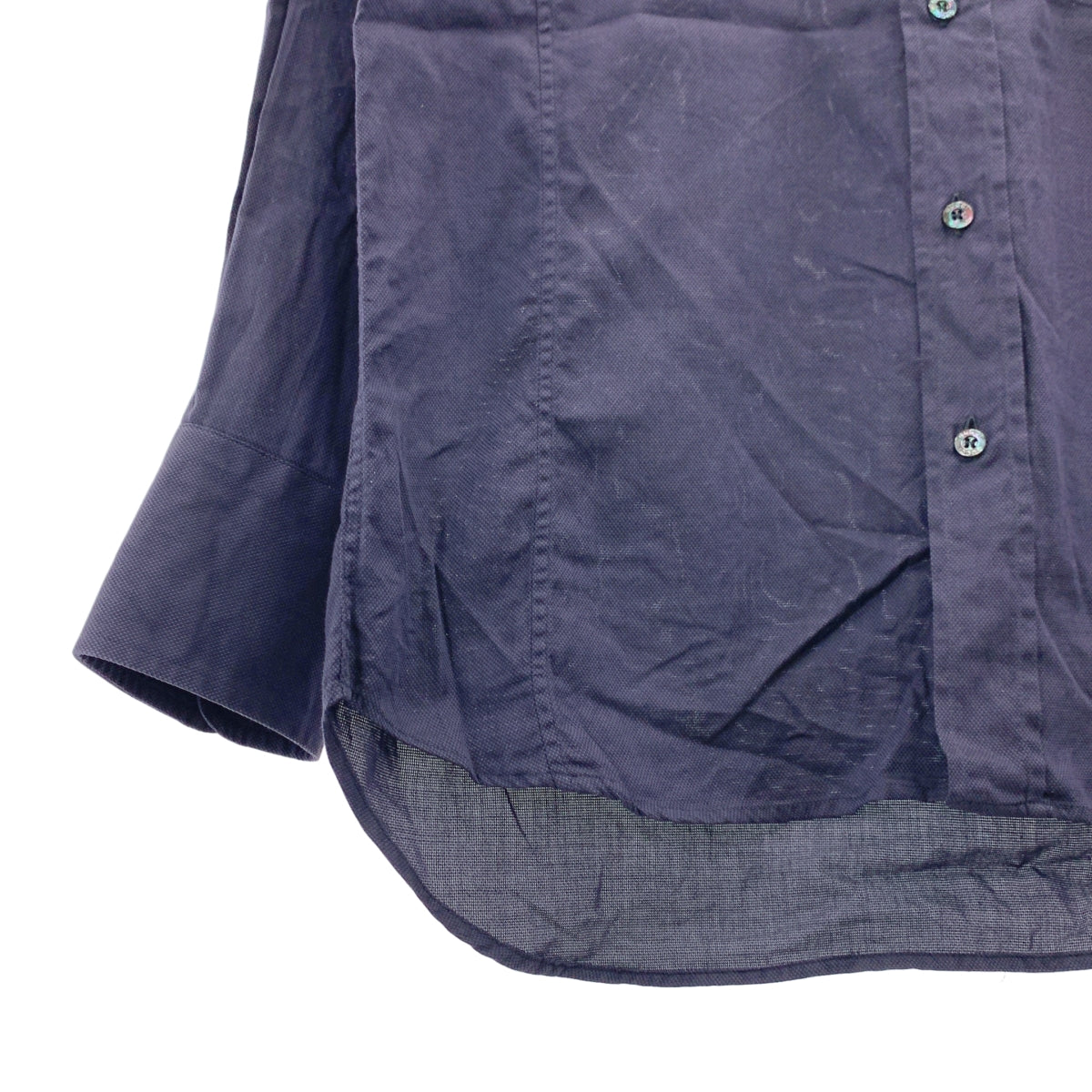 GUCCI / グッチ | コットン オックスフォード ドレスシャツ | 38 | ネイビー | メンズ
