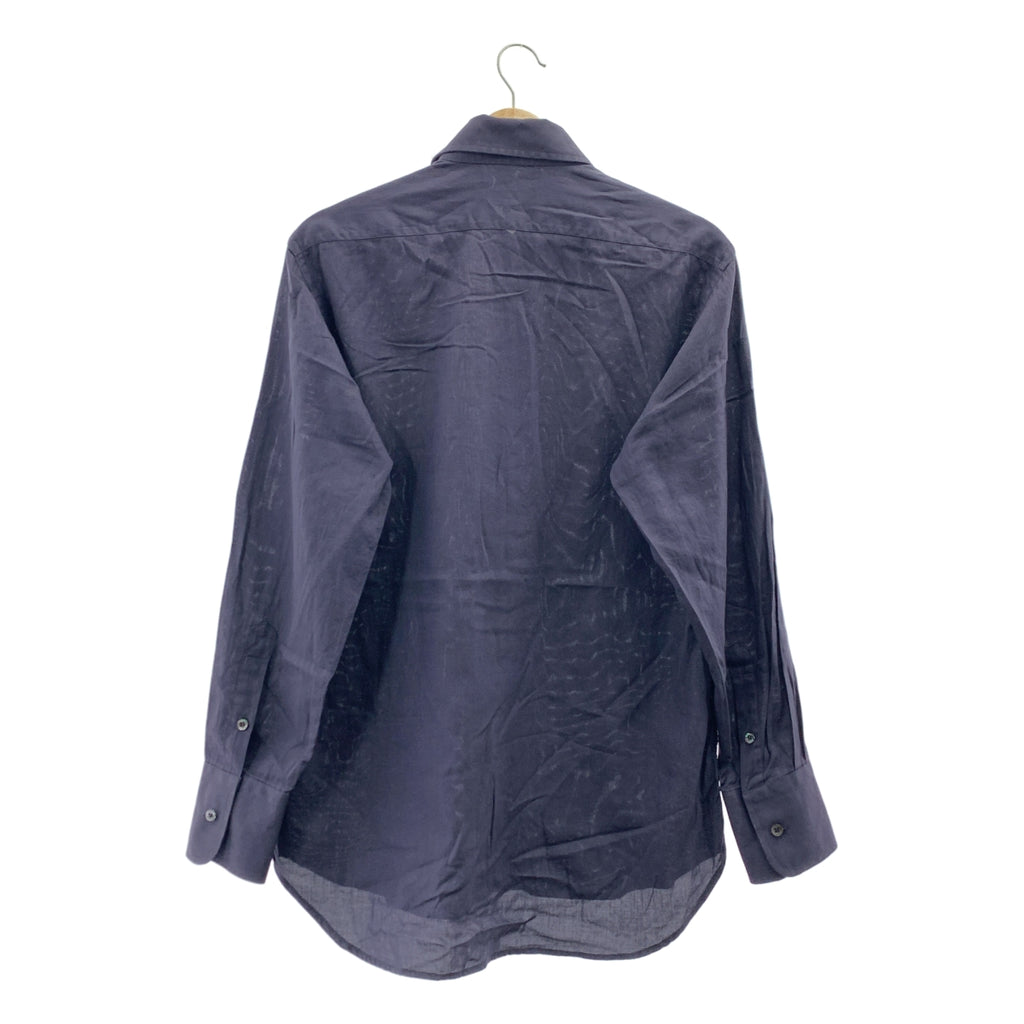 GUCCI / グッチ | コットン オックスフォード ドレスシャツ | 38 | ネイビー | メンズ