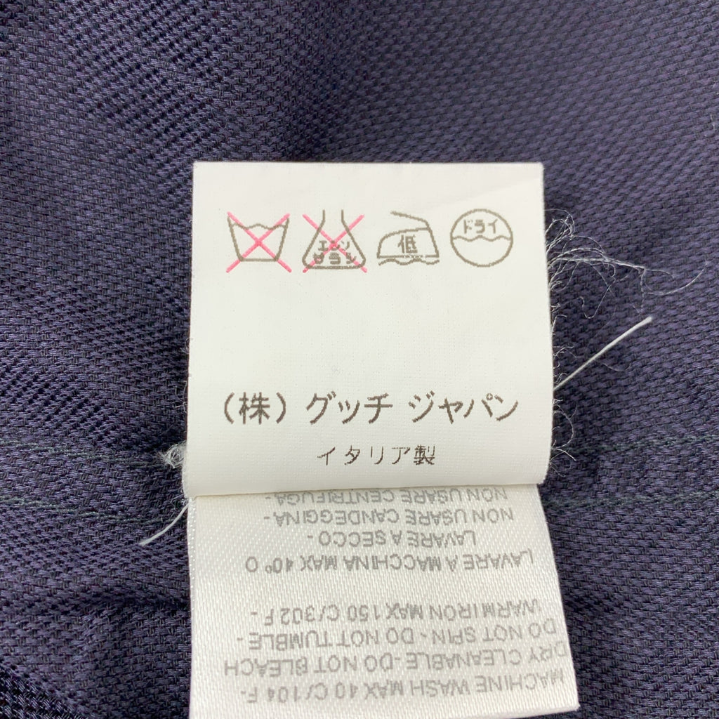 GUCCI / グッチ | コットン オックスフォード ドレスシャツ | 38 | ネイビー | メンズ