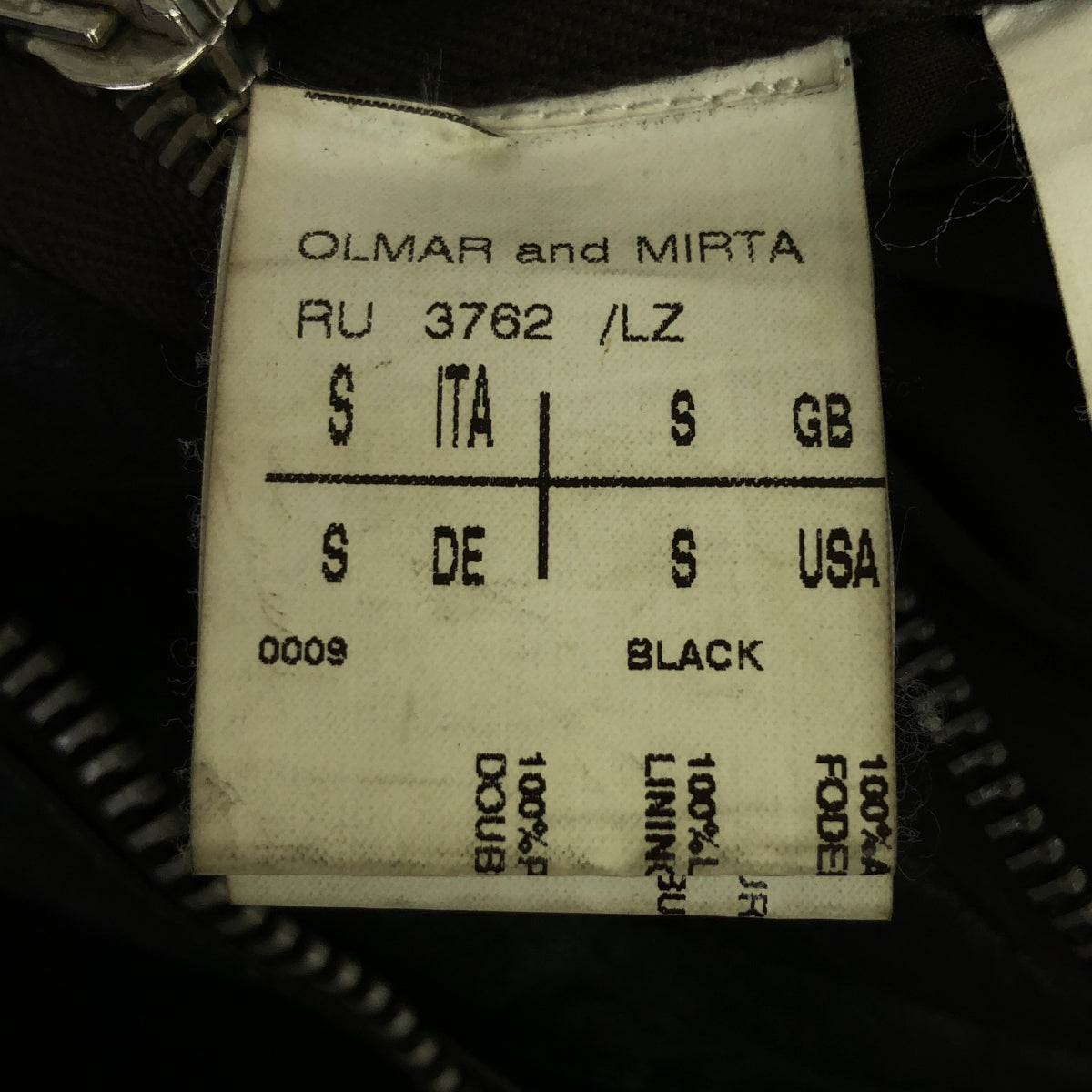 Rick Owens | OLMAR and MIRTA Lamb Leather Single Riders Jacket | S | Men's