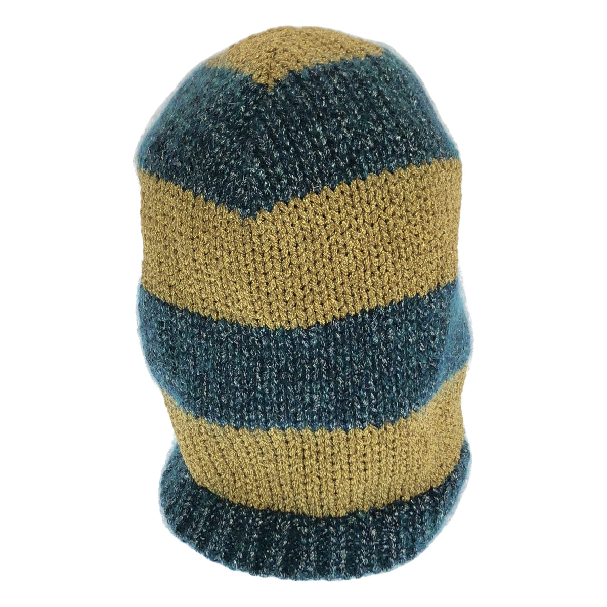 【美品】  GUCCI / グッチ | モヘヤ ビーニーキャップ / ニット帽 | M（57cm) | ゴールド/ブルー | レディース