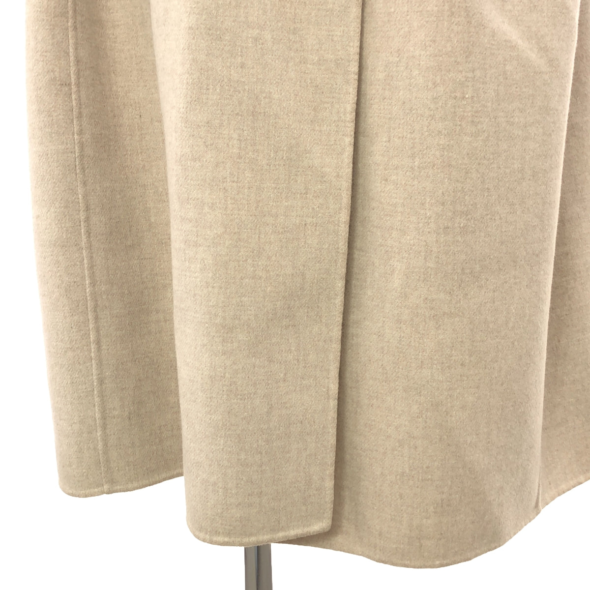 S MAX MARA | Cucito A Mano Velvet Double Face Coat | 40 | Beige | Women's