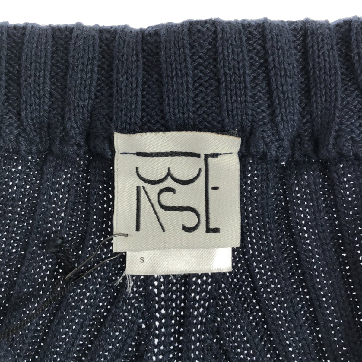 [Good Condition] BASErange / Base Range | MARU PANTS COTTON RIB Knit Pants | S | Navy | Women's