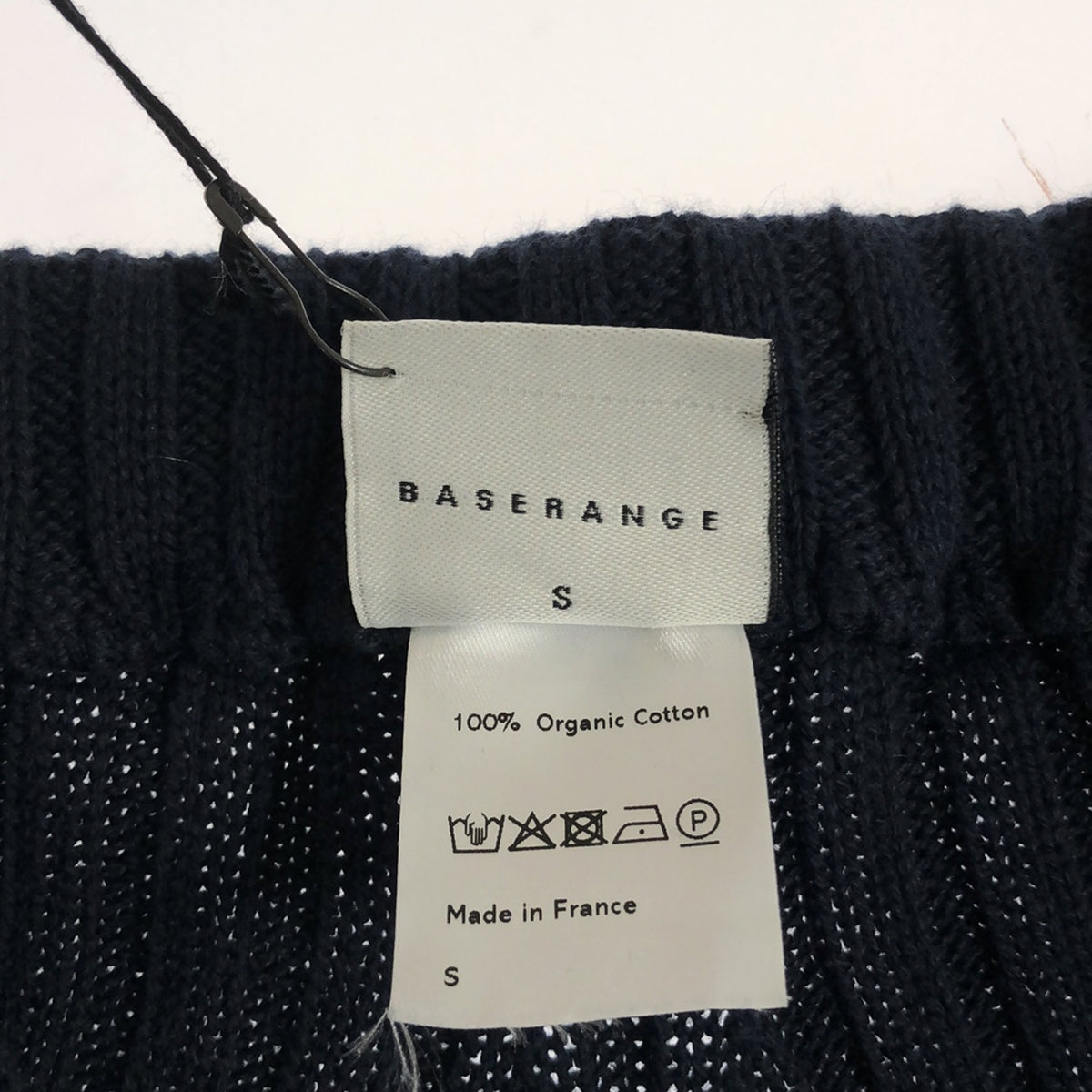 [Good Condition] BASErange / Base Range | MARU PANTS COTTON RIB Knit Pants | S | Navy | Women's