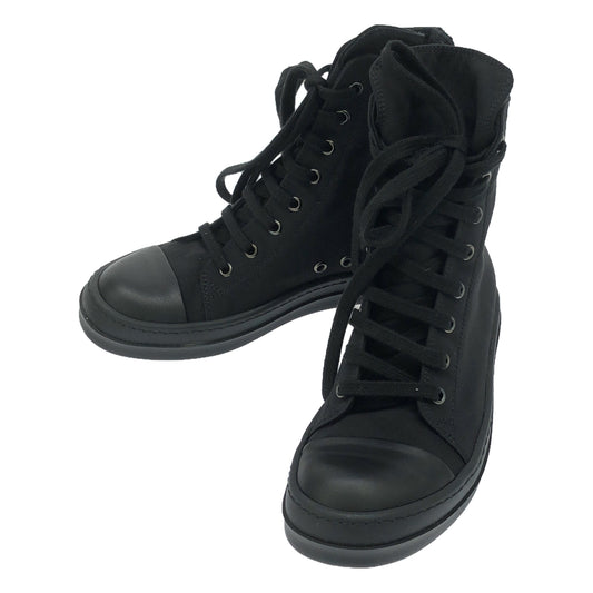 [New] DRKSHDW / Dark Shadow | Rick Owens High-top Sneakers | 35 | Black | Women's