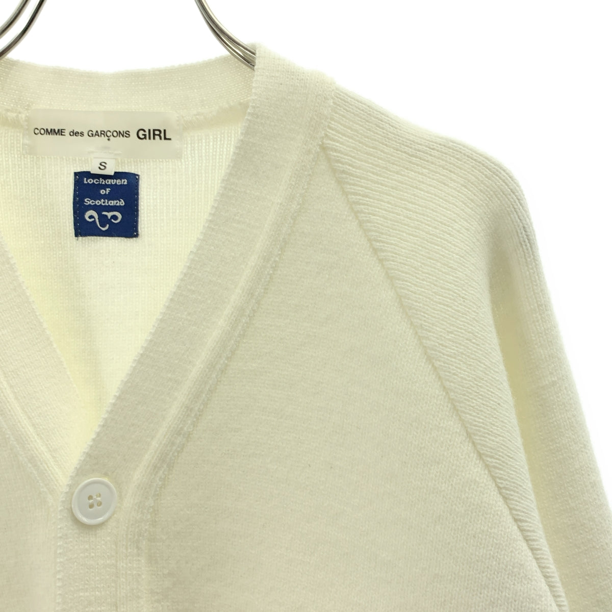 COMME des GARCONS GIRL / コムデギャルソンガール | 2022SS | × Lochaven of Scotland / ニットカーディガン | S | レディース