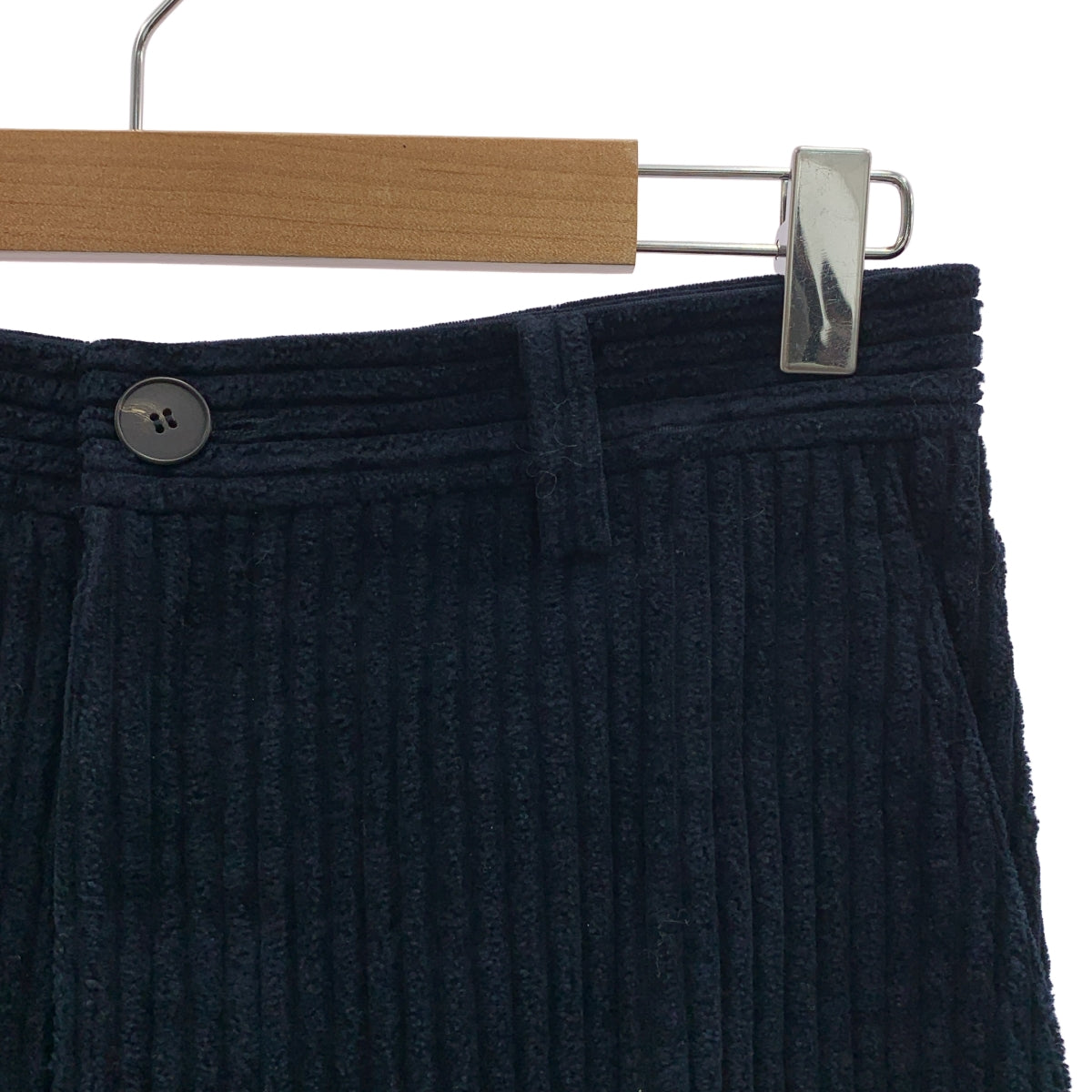 SOFIE D'HOORE / ソフィードール | 太畝 コーデュロイ ワイド パンツ | 34 | ネイビー | レディース