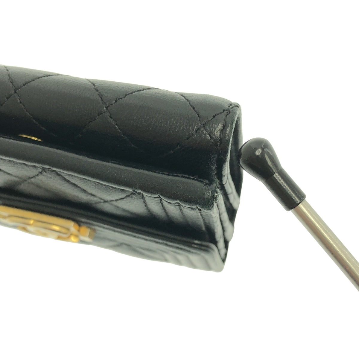 CHANEL / シャネル | ボーイシャネル マトラッセ ココマーク スモールフラップ コンパクトウォレット 財布 |