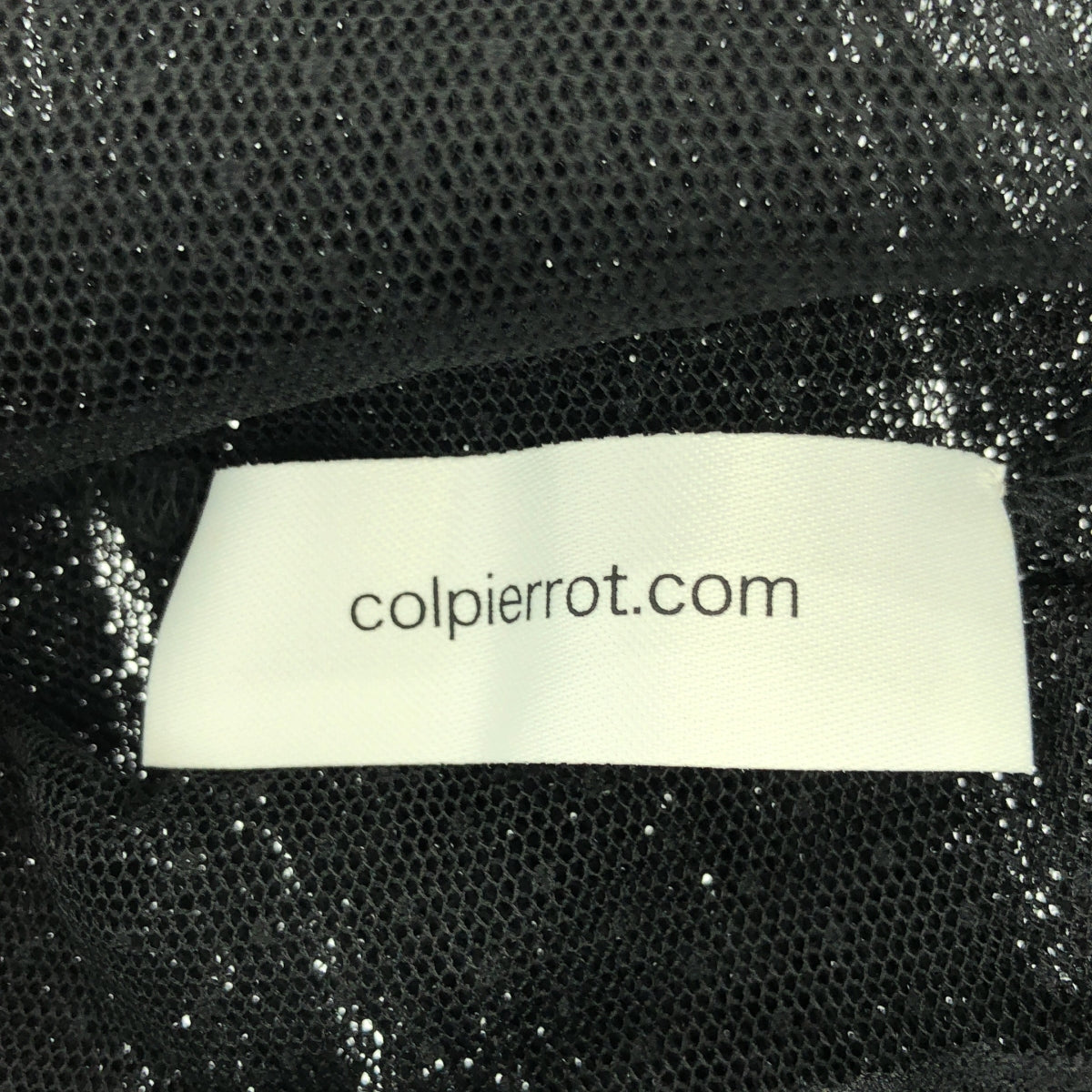 Col Pierrot | 圓點透視襯衫 / 薄紗高領襯衫 | F 碼 | 女款