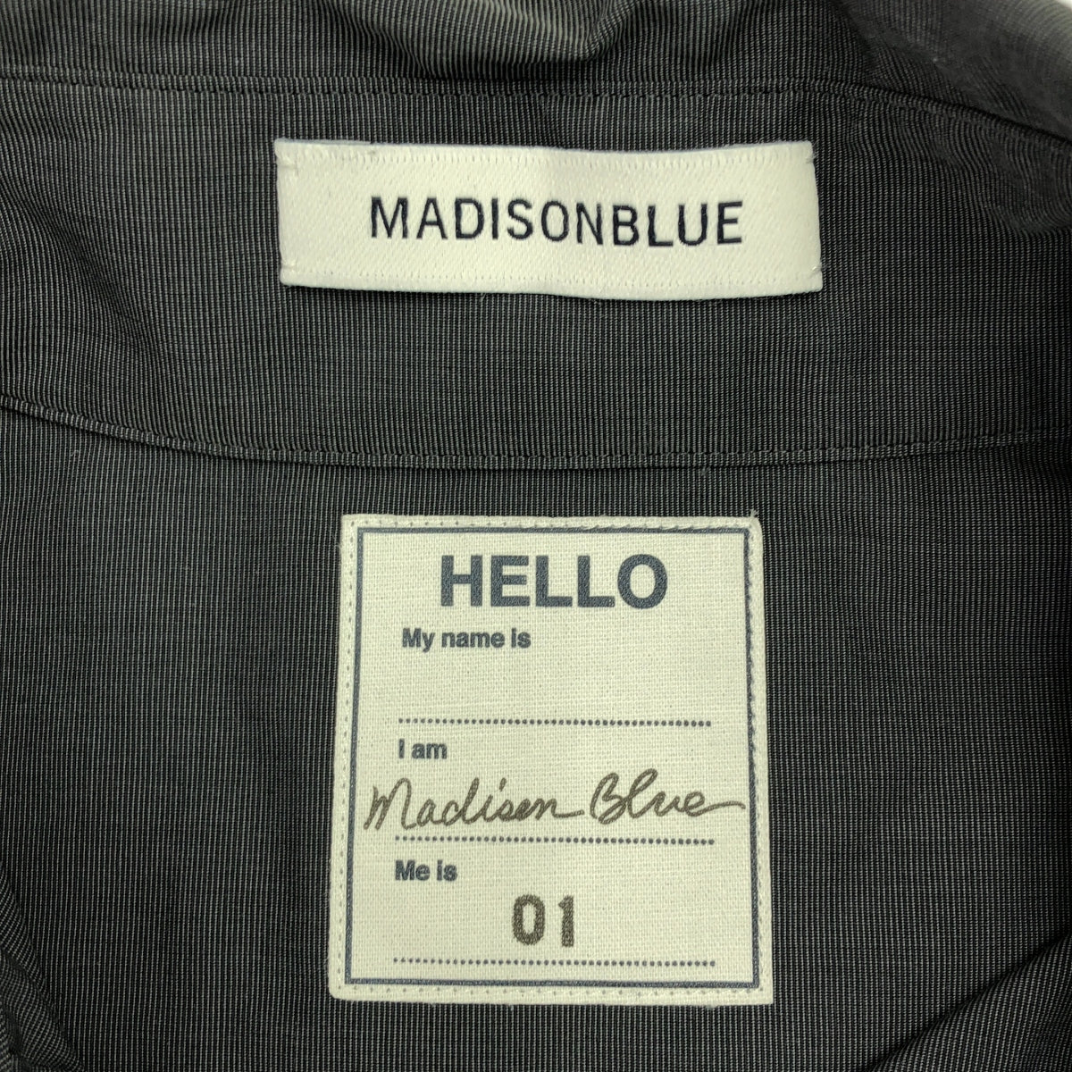 MADISON BLUE / マディソンブルー | 2023SS | J.BRADLEY SH BROAD ナンバーリングシャツ | 01 | グレー | レディース