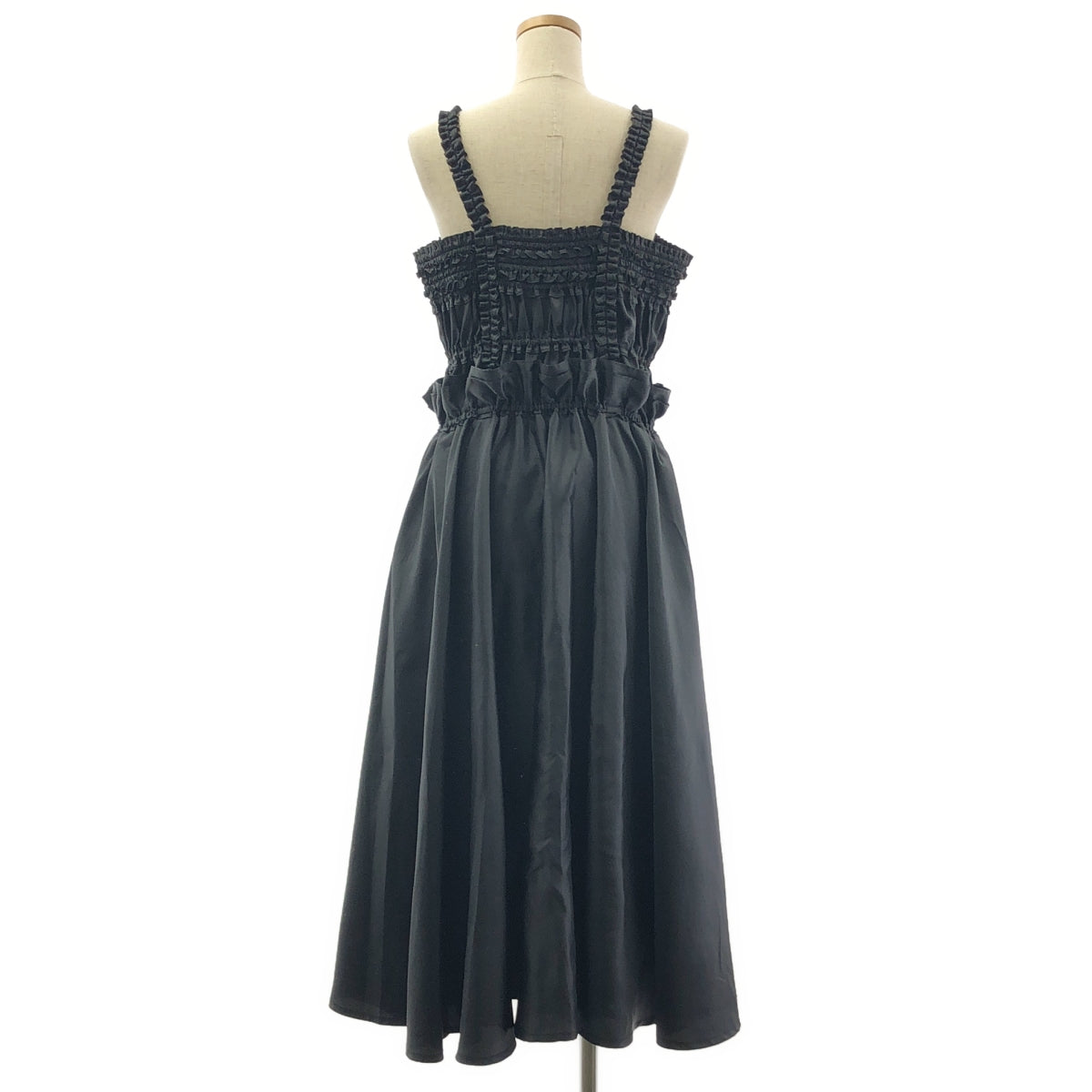 noir kei ninomiya / ノワールケイニノミヤ | 2024AW | ギャザーフリルデザイン エステルツイルワンピース | S | レディース