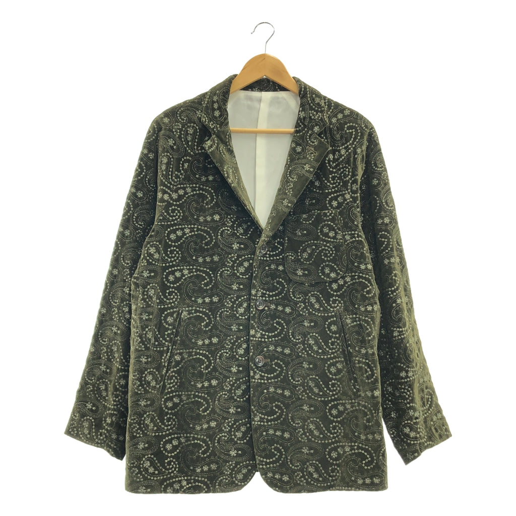 Needles / ニードルス | Raglan Jacket Emb. Velvet ペイズリー刺しゅう ベルベット ラグランジャケット | M | メンズ