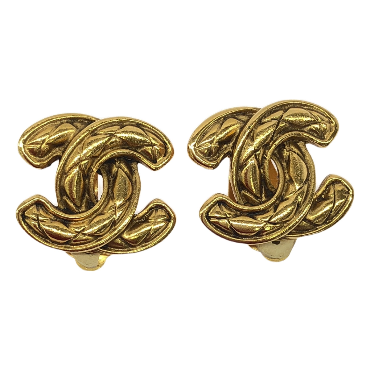 CHANEL / Chanel | OLD Old Chanel Coco Mark Matelasse Vintage Earrings 2433 |