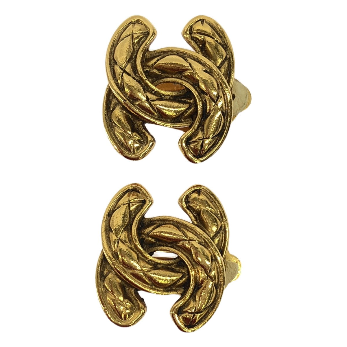 CHANEL / Chanel | OLD Old Chanel Coco Mark Matelasse Vintage Earrings 2433 |