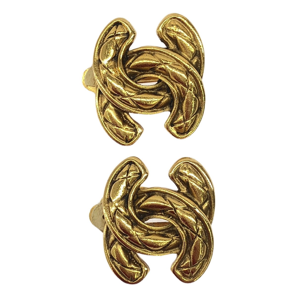 CHANEL / Chanel | OLD Old Chanel Coco Mark Matelasse Vintage Earrings 2433 |