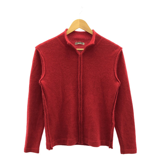 ISSEY MIYAKE / イッセイミヤケ | アンゴラ混 Vネックニット | M | レッド | レディース