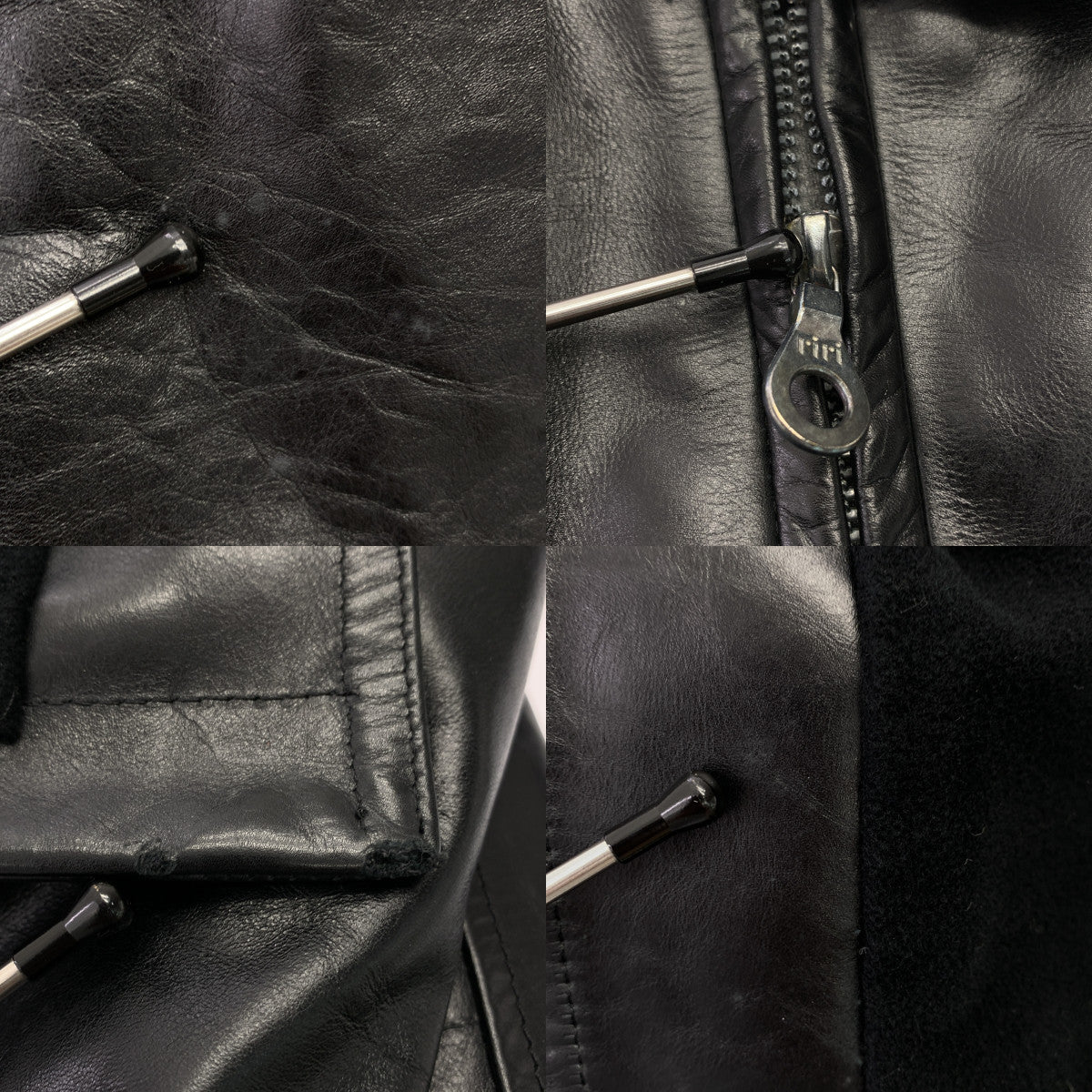 YOHJI YAMAMOTO POUR HOMME / ヨウジヤマモトプールオム | 1998AW | cow leather belt coat レザー コート | M | ブラック | メンズ