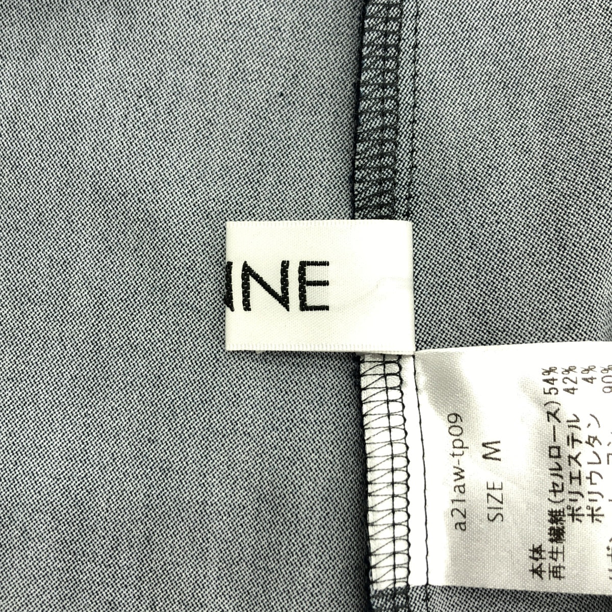 [近新] JENNE | 2021 秋冬系列 | 可替換蝴蝶結襯衫/襯衫 | M碼 | 海軍藍 | 女款