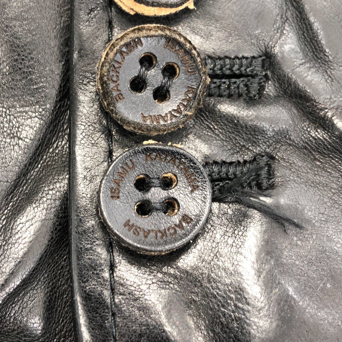 ISAMU KATAYAMA BACKLASH / イサムカタヤマバックラッシュ | イタリアンショルダー製品染め / 牛革 カウレザー シングルブレスト ジャケット / 総裏地 | S(1) | メンズ