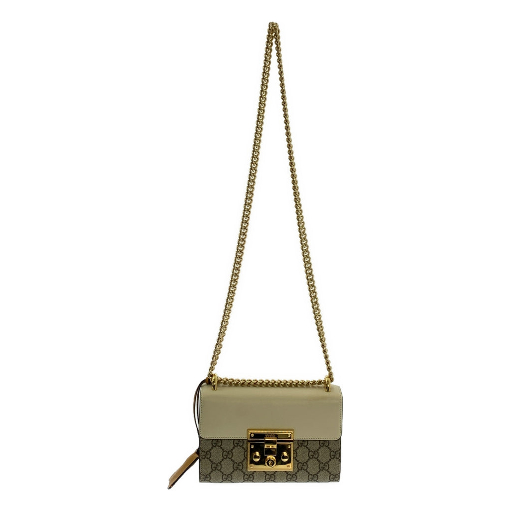 GUCCI / 구찌 | 409487 / GG 스프림 스몰 패들록 숄더백 |