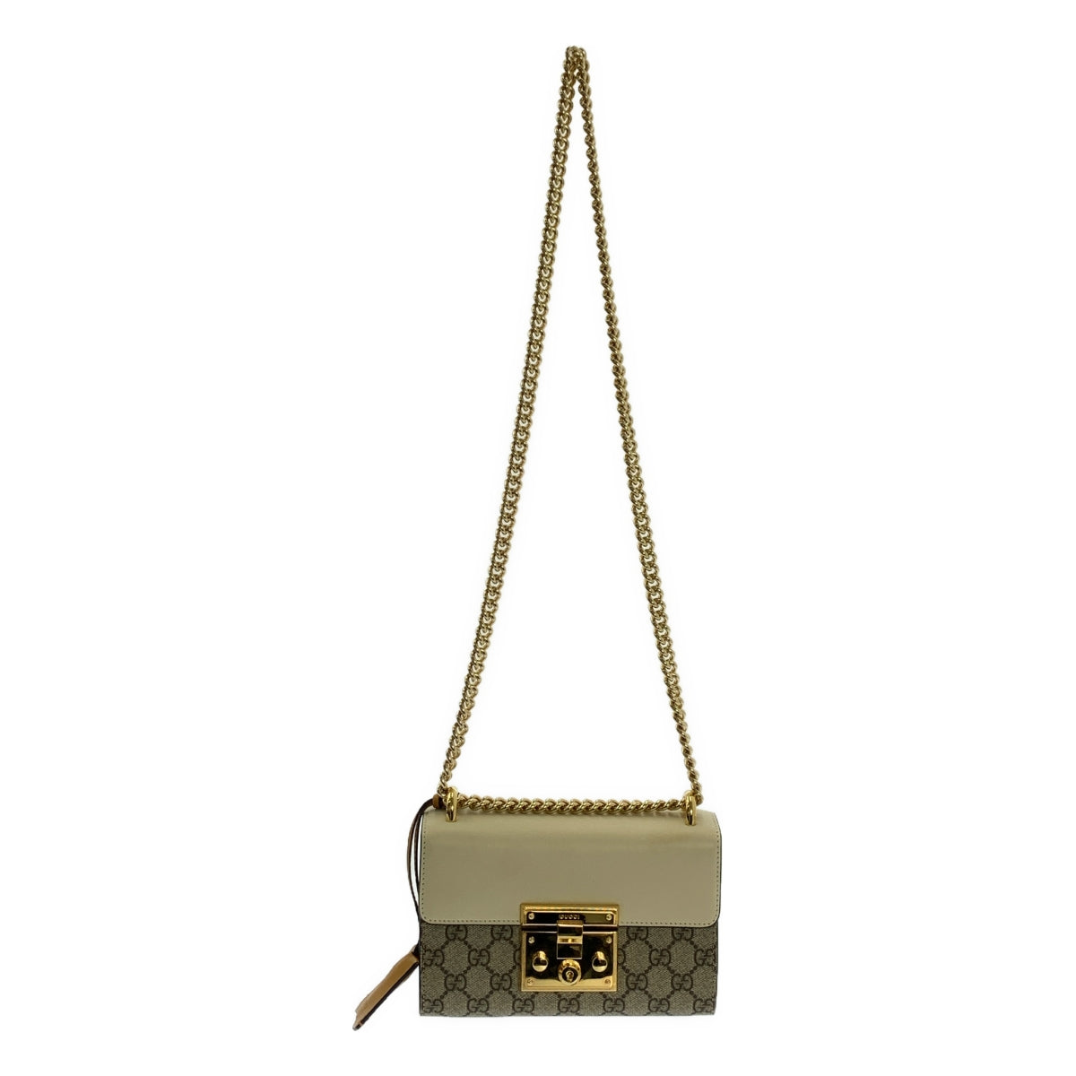 GUCCI / 구찌 | 409487 / GG 스프림 스몰 패들록 숄더백 |
