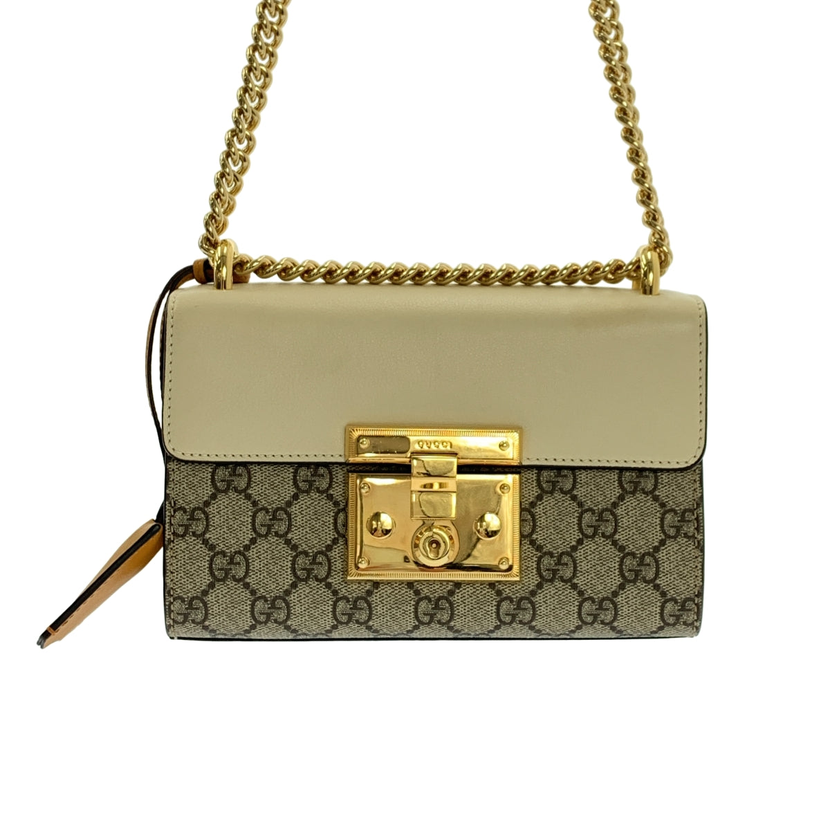 GUCCI / 구찌 | 409487 / GG 스프림 스몰 패들록 숄더백 |