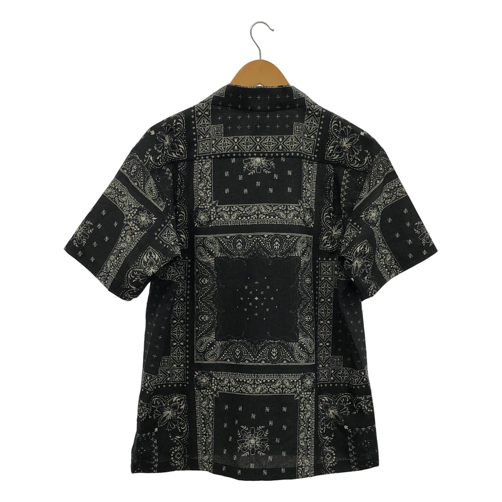 [新品] THE NORTH FACE / 北面 | 春夏攀岩夏季襯衫 佩斯利花紋 | L碼 | 黑色 | 男款