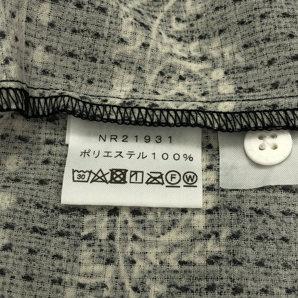 [新品] THE NORTH FACE / 北面 | 春夏攀岩夏季襯衫 佩斯利花紋 | L碼 | 黑色 | 男款
