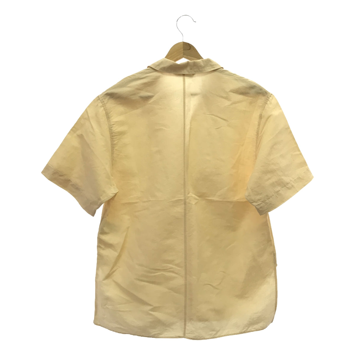 AURALEE / オーラリー | 2023SS | HIGH DENSITY FINX LINEN WEATHER HALF SLEEVED SHIRT ウェザーハーフスリーブシャツ | 0 | ベージュ | レディース