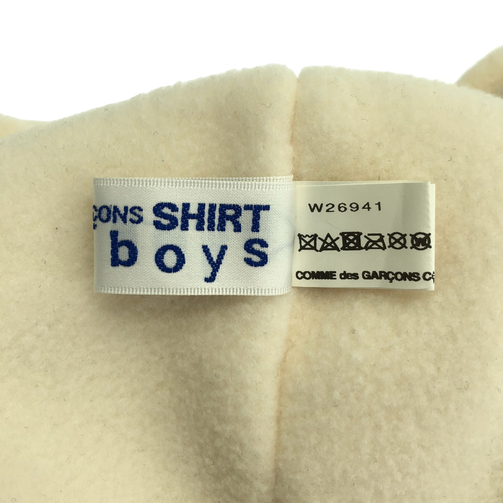 COMME des GARCONS SHIRT BOY / コムデギャルソンシャツボーイ | ポリエステル フリース バニー ビーニーキャップ 帽子 |