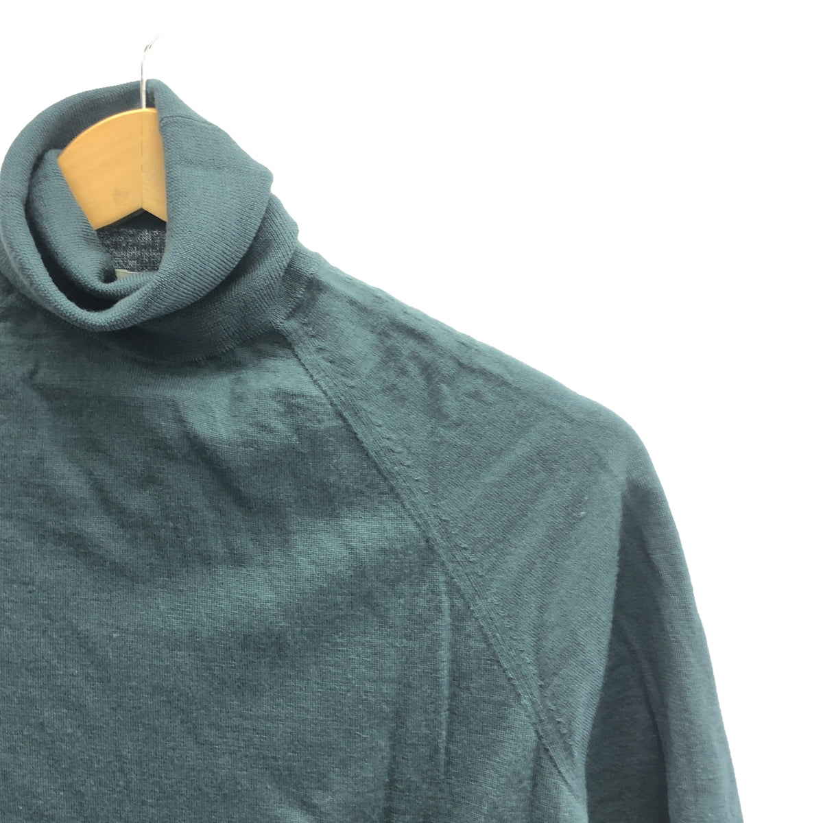 德賴斯·範諾頓 |羊毛高領針織套頭衫 | XS |藍綠色 |女性的