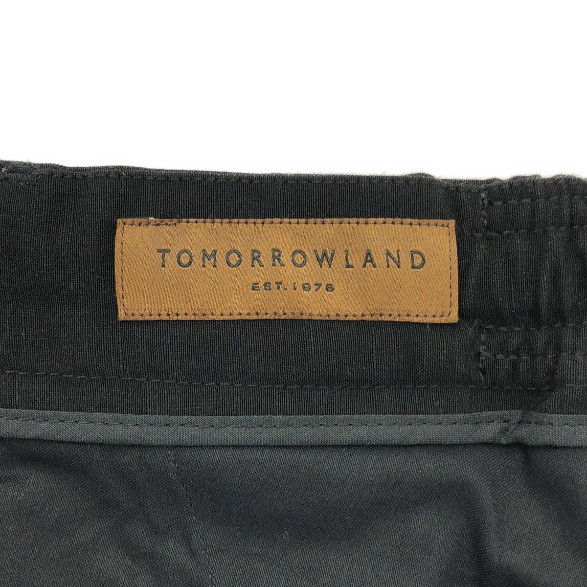 TOMORROWLAND | Drawstring Rayon Linen Poplin 2 Pleated Easy Pants | S | Men's