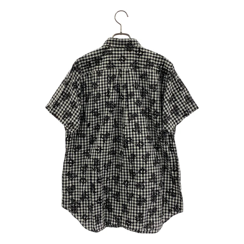 BLACK COMME des GARCONS / ブラックコムデギャルソン | 2014SS | ギンガムチェック プリントシャツ | L | メンズ