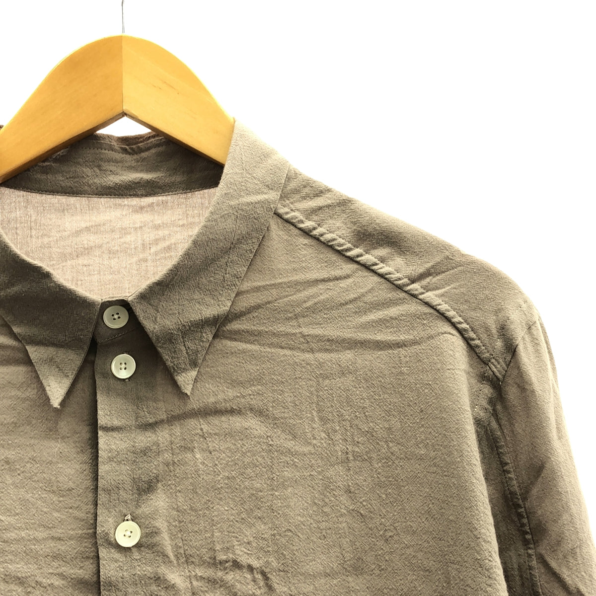 威廉·奧韋森·弗拉格 |棉質常規領襯衫 |尺寸 3 |灰色 |男士