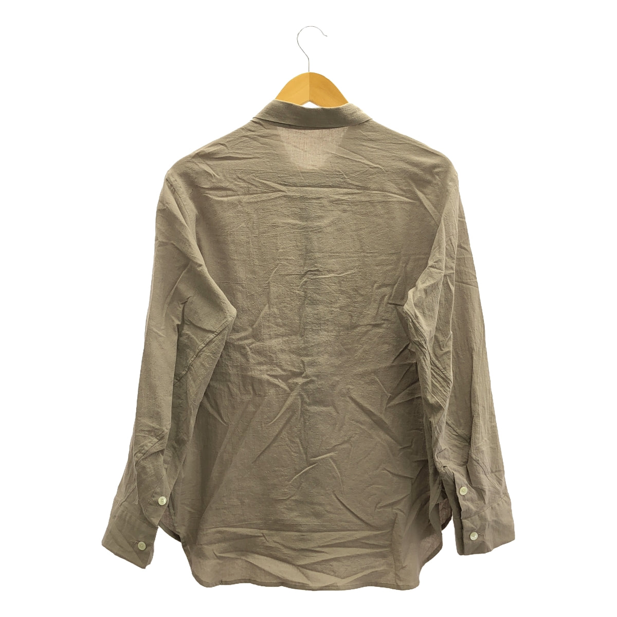 威廉·奧韋森·弗拉格 |棉質常規領襯衫 |尺寸 3 |灰色 |男士