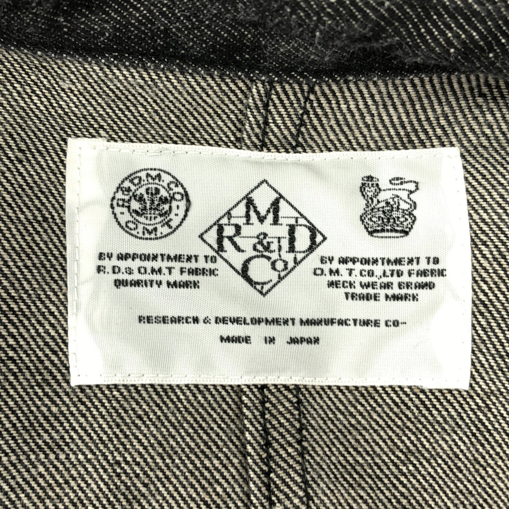 R&D.M.Co / オールドマンズテーラー | リネン ワイドシルエット ロングコート | ブラック | レディース