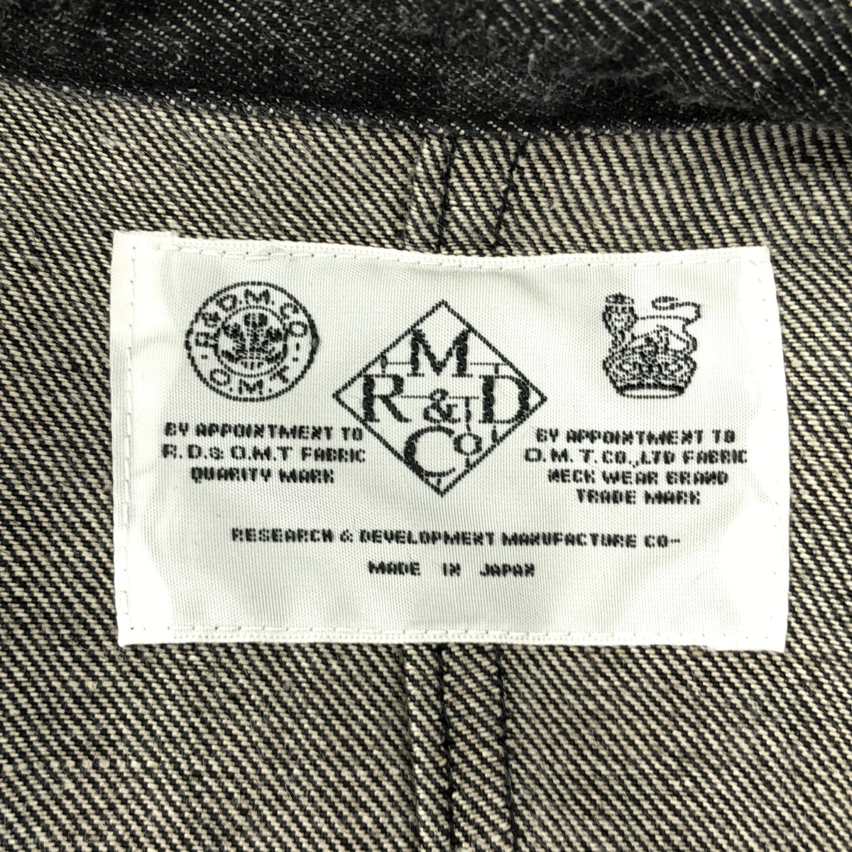 R&amp;D.M.Co / 올드맨즈 테일러 | 린넨 와이드 실루엣 롱 코트 | 블랙 |