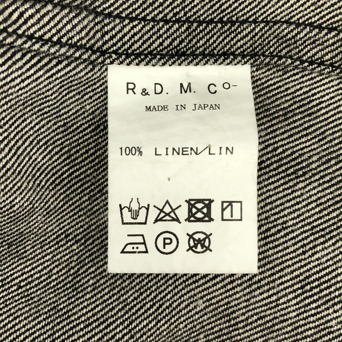 R&D.M.Co / オールドマンズテーラー | リネン ワイドシルエット ロングコート | ブラック | レディース