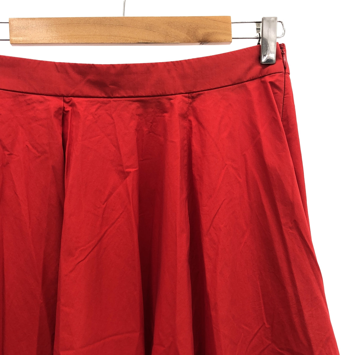 抽屜 | 棉質喇叭裙 | 36碼 | 紅色 | 女款