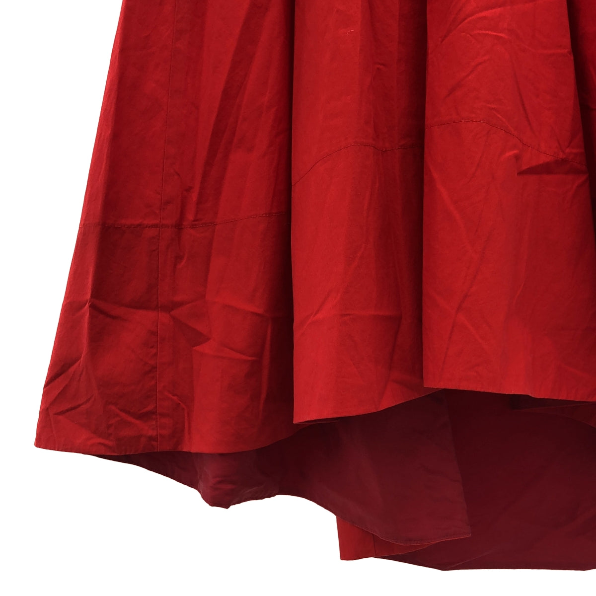 抽屜 | 棉質喇叭裙 | 36碼 | 紅色 | 女款