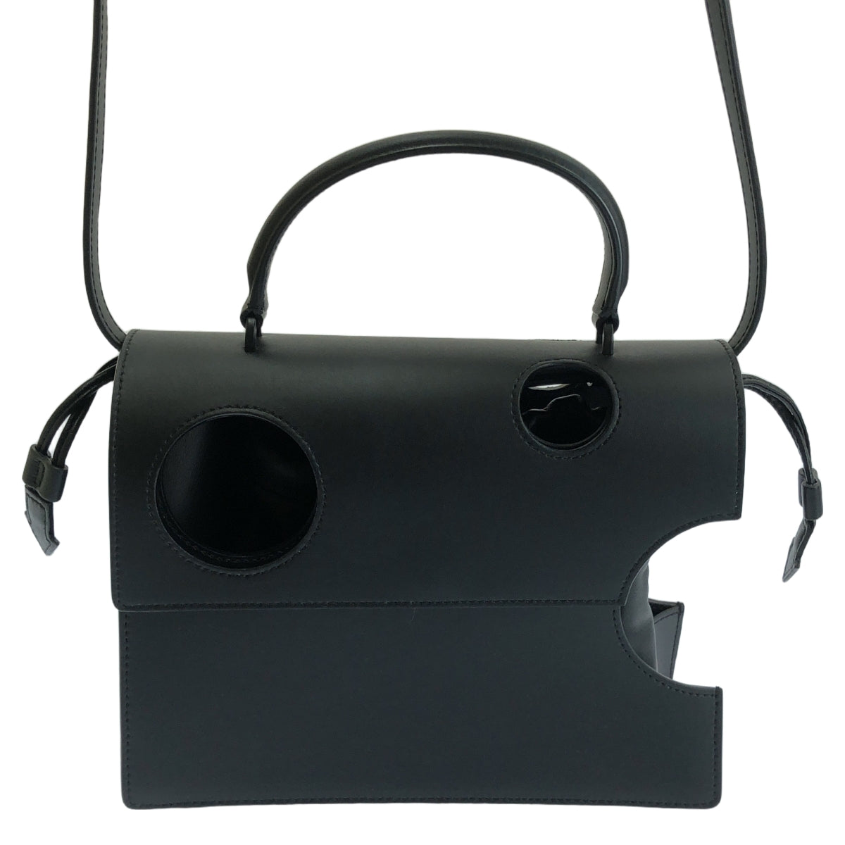 灰白 | Meteor 2.8 jitney bag 2way 皮革肩背包 |黑色 |女性的