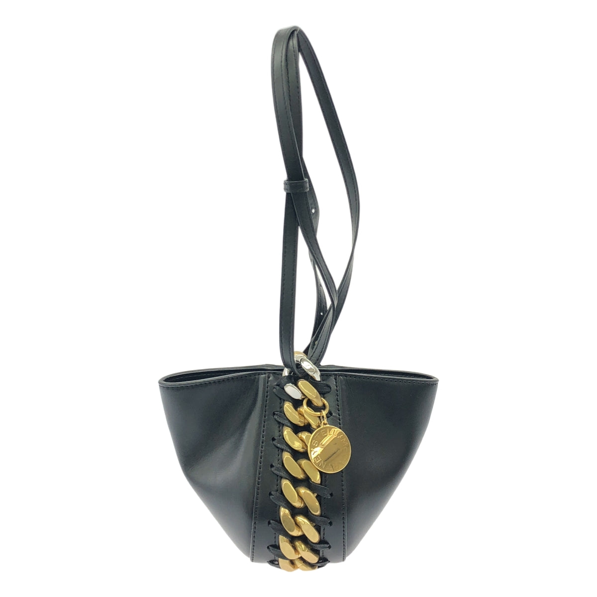 STELLA McCARTNEY / ステラマッカートニー | フレイム クラッチ バッグ | ブラック | レディース