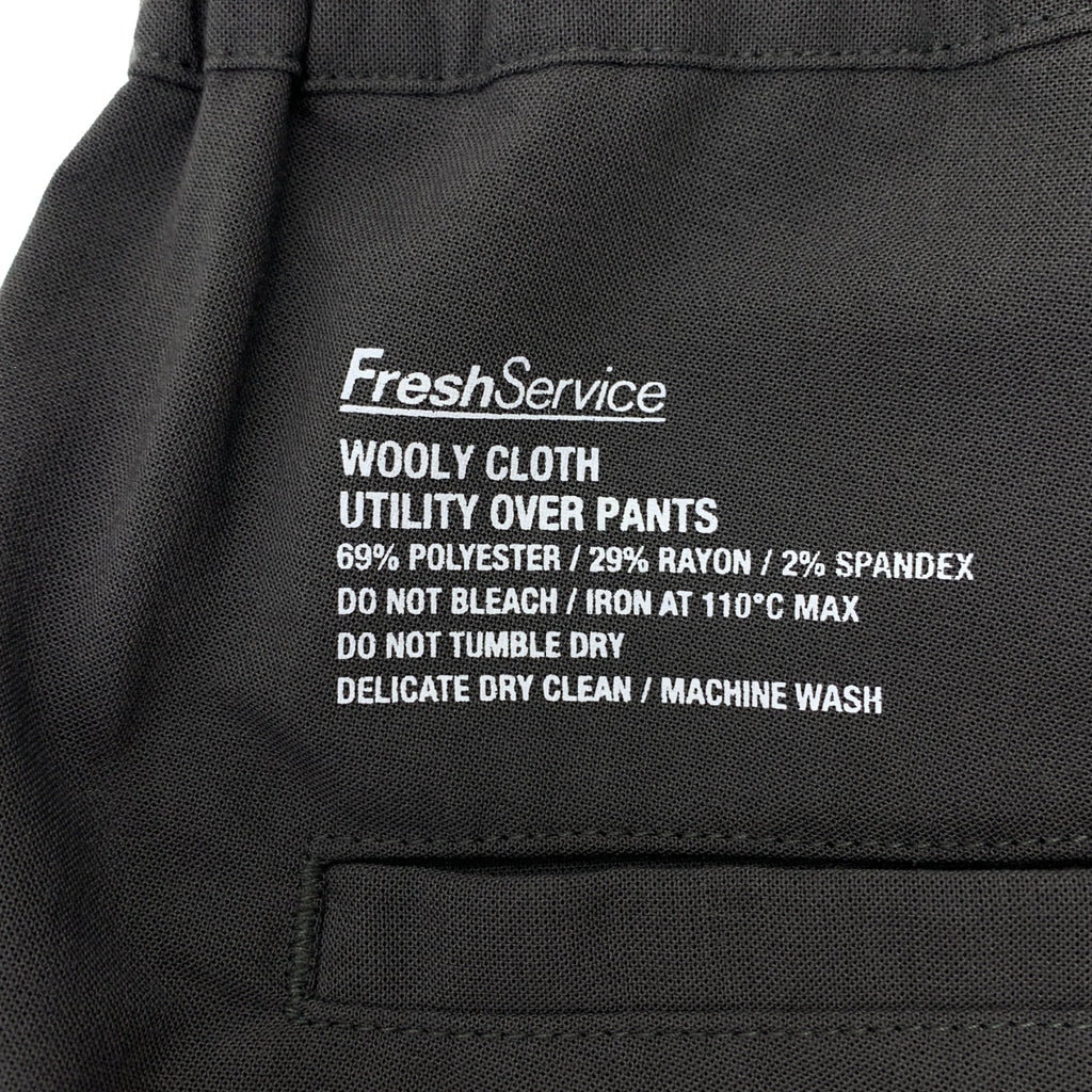 FreshService / 프레시 서비스 | Wooly Cloth Utility Over Pants / 드로스트링 와이드 팬츠 | F | 남성
