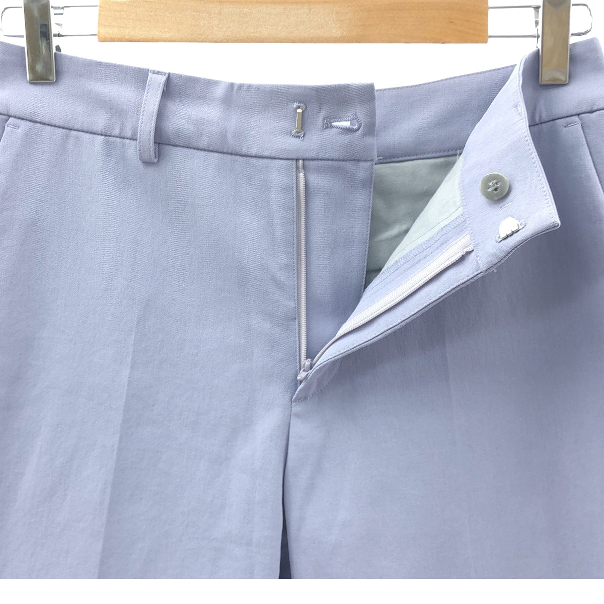 NOBLE / ノーブル | ドライコットンリネンステップヘムパンツ