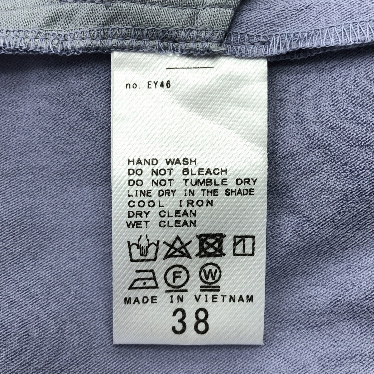 NOBLE / ノーブル | ドライコットンリネンステップヘムパンツ | 38 | ラベンダー | レディース