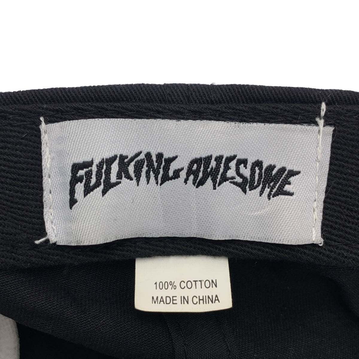 超讚 | 刺繡背部調整帽 | F碼 | 黑色 | 男款