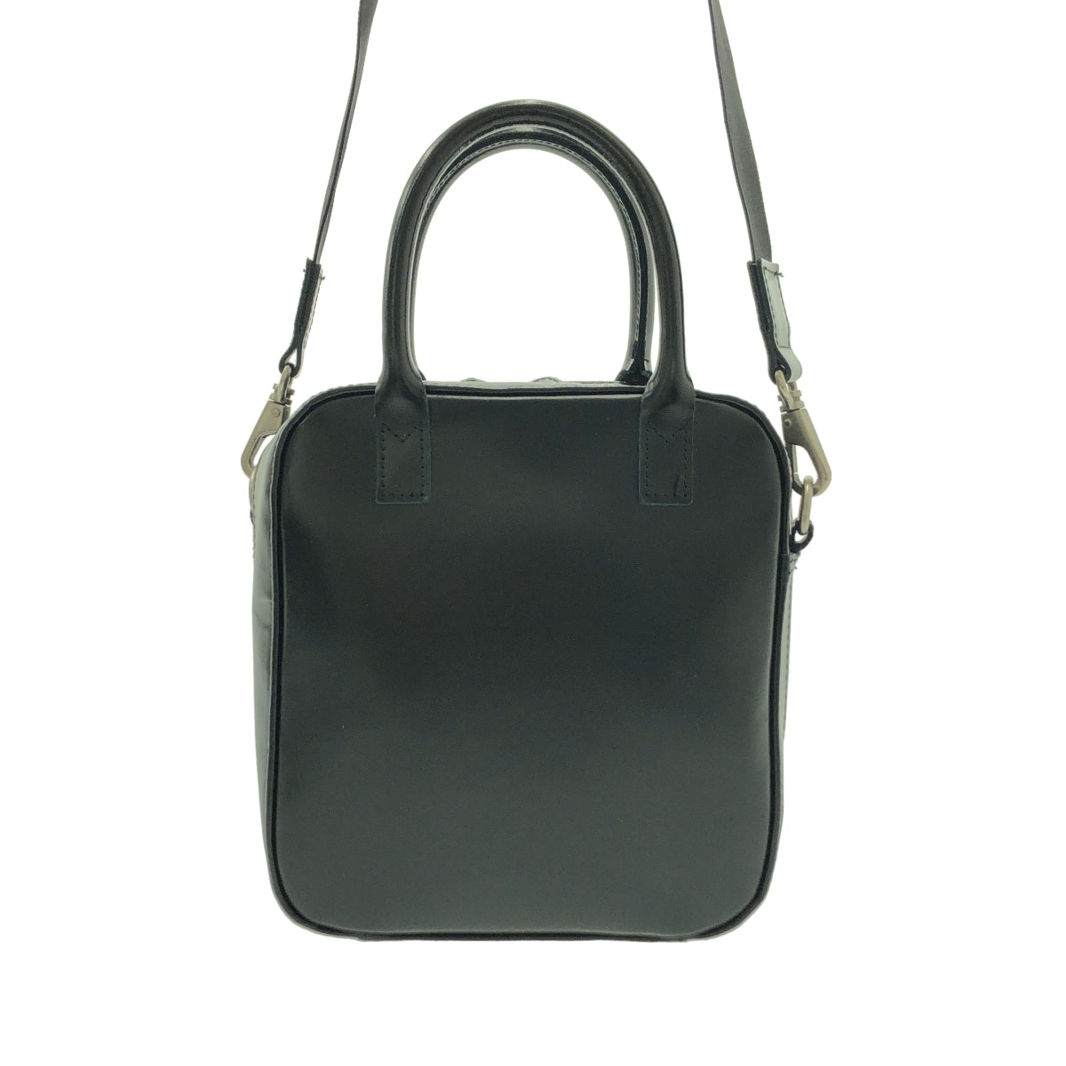 JUNYA WATANABE COMME des GARÇONS / 渡邊淳也 | 2-way 牛皮手提包，附肩帶和標誌 |