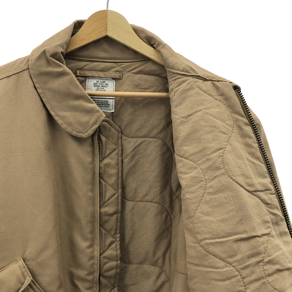 U.S.AIR FORCE / アメリカ軍 | CWU-45/P 5th Model フライトジャケット | XL | ベージュ | メンズ