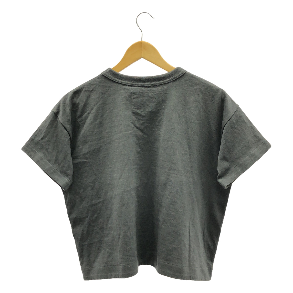 sacai / サカイ | 2024SS | s Cotton Jersey T-Shirt コットン サイドボタン Tシャツ | 1 | チャコールグレー | レディース