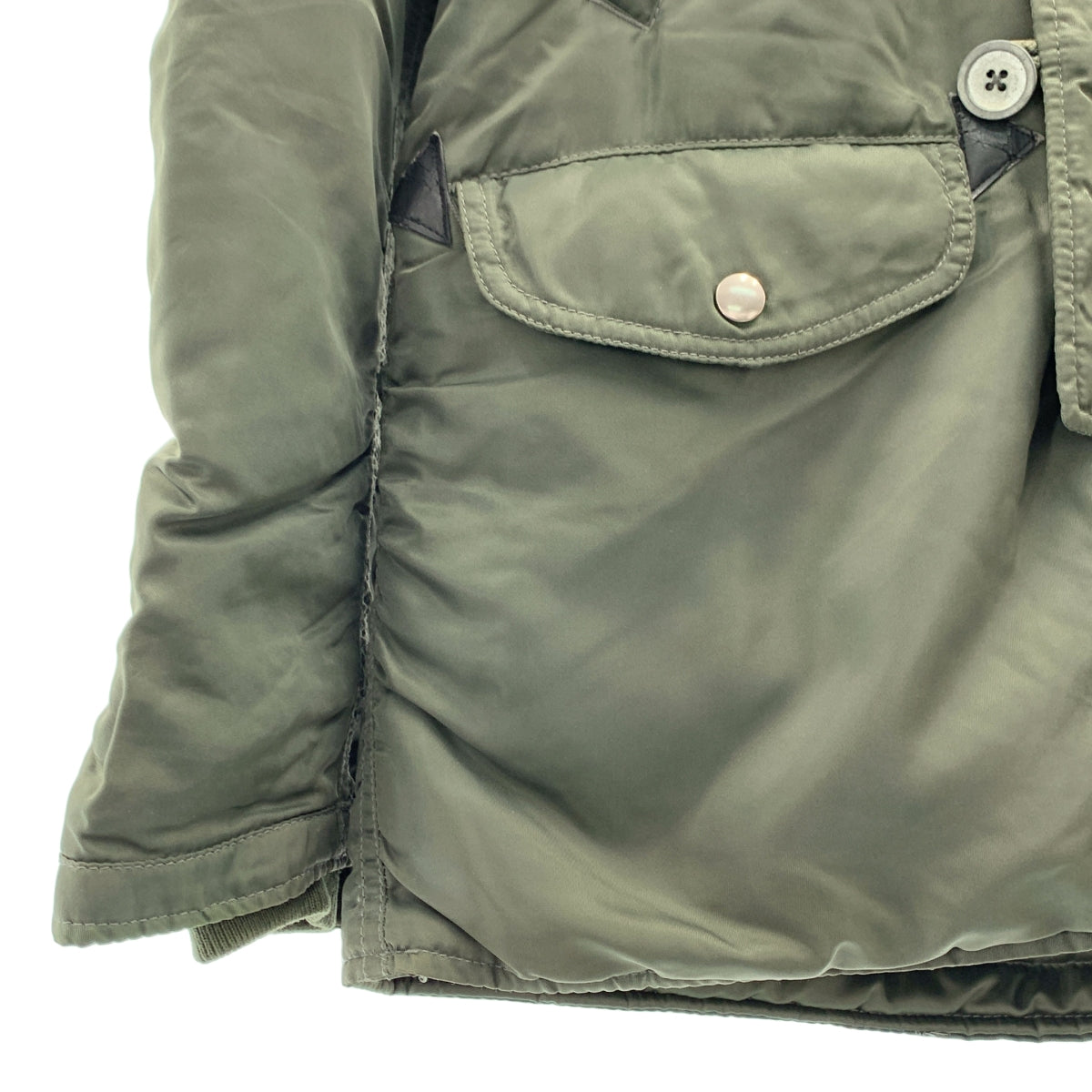 AVIREX / 아빌렉스 | 라쿤퍼 포함 N-3B 타이트 실루엣 밀리터리 플라이트 재킷 | M |